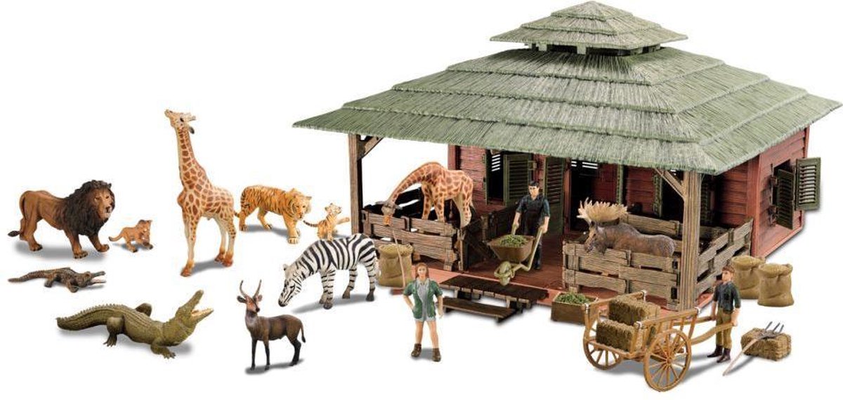 Braet toysets and figures farm with wild animals
