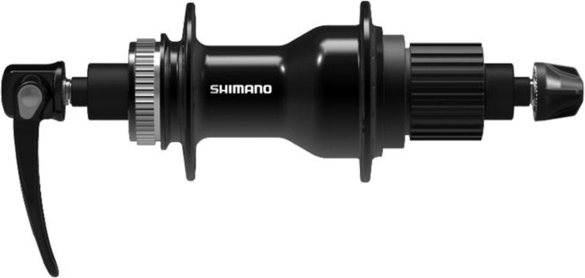 Shimano después del concentrador 12 velocidades FH-QC500-MS-B Micro SPLINE CL 28 HOJO 135 mm Negro incorporado