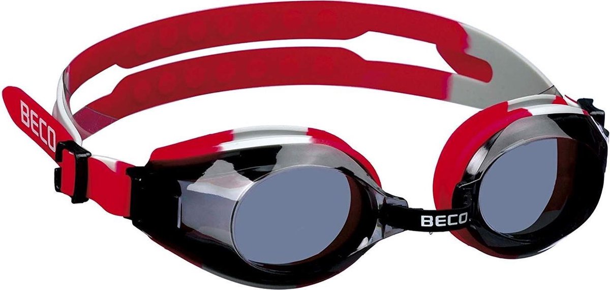 Occhialini nuoto Beco arica rosso grigio