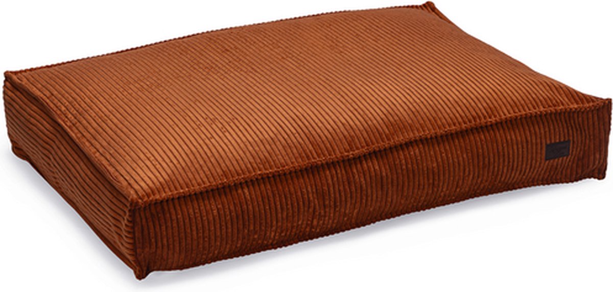 Designed by lotte Ribbed - cuscino per cani - terracotta - 100x70x15 cm
