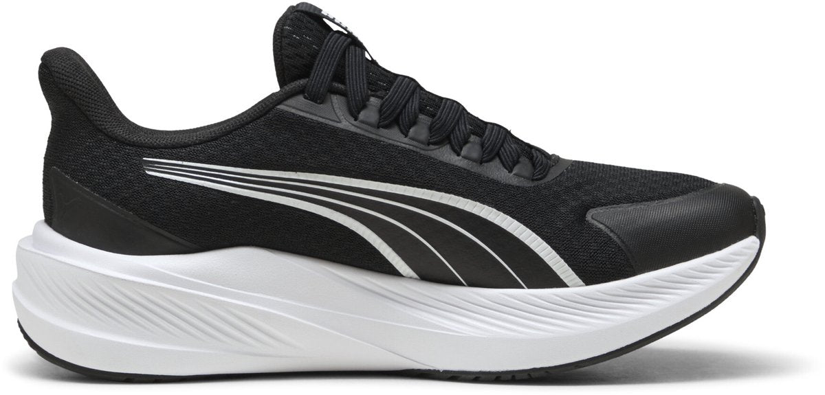Puma dasher lite sliptech jr unisex sportschoenen - black- white