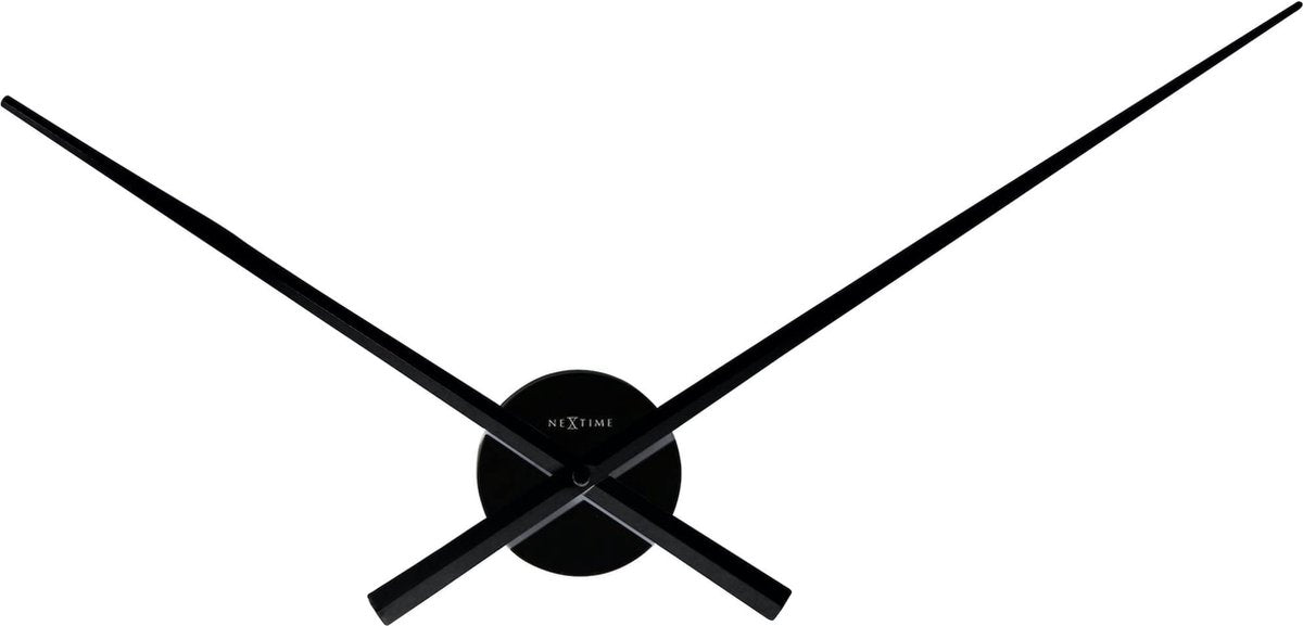 Nextime Nextime NE-3118WW Wal Clock Slide. 70 cm, nero, "mani"