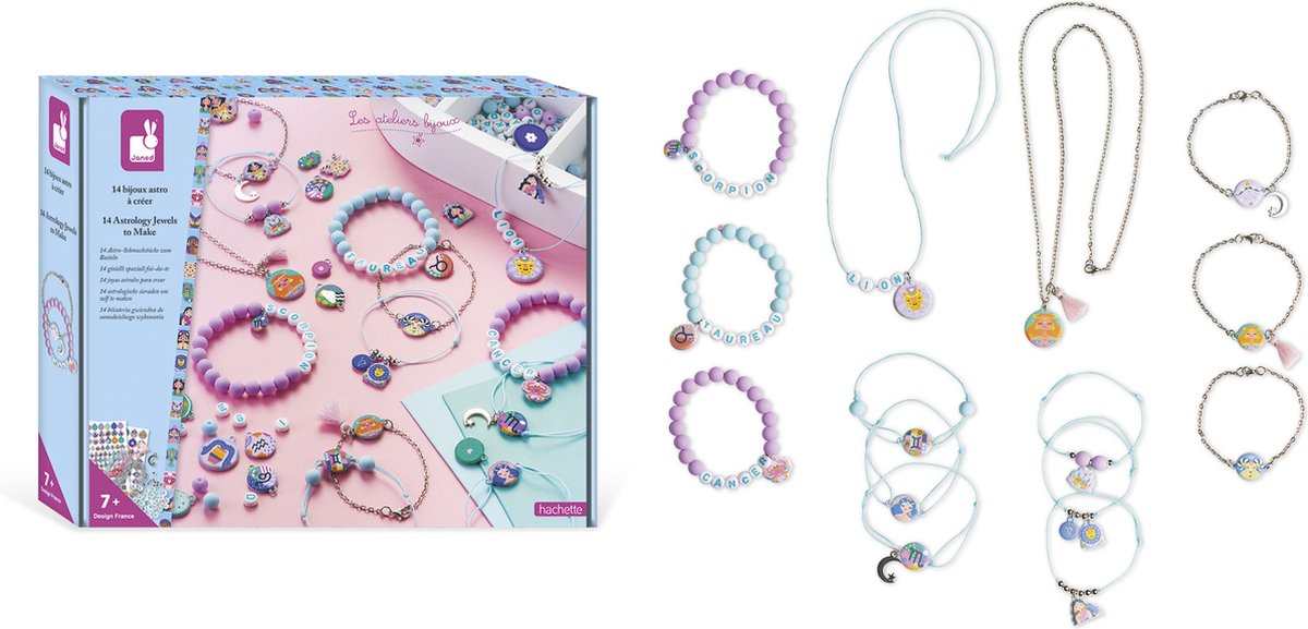Janod - set de manualidades - astrología para hacer joyas