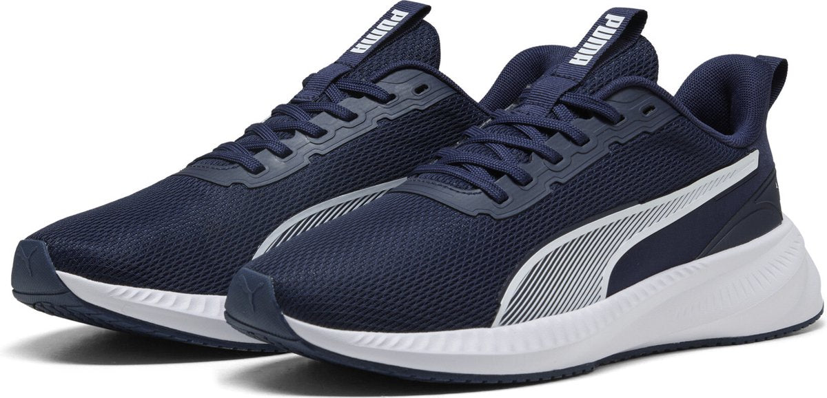 Puma flyer lite 3 unisex sportschoenen - navy- white