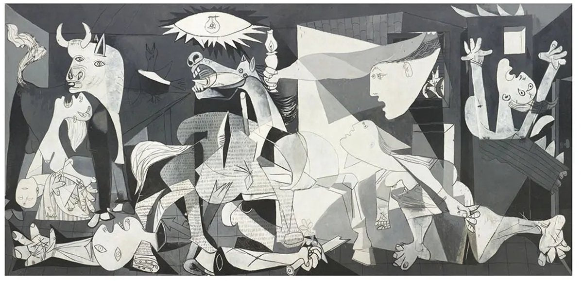 Educa puzzel guernica, p. picasso miniatura 1000 onderdelen