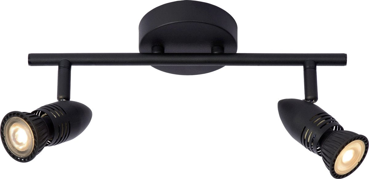 Lucide caro - faretto da soffitto (lampada da soffitto) - 2xgu10 - nero
