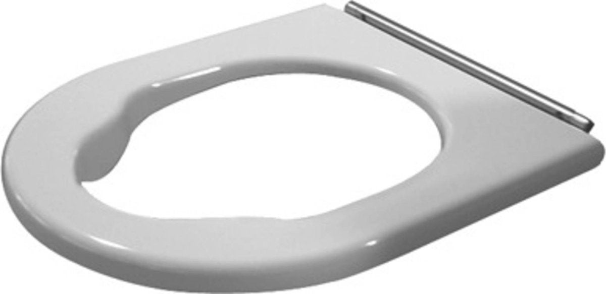 Tapa de inodoro duravit starck 3 vital 40,4x35x4,6cm compacto plástico blanco brillo