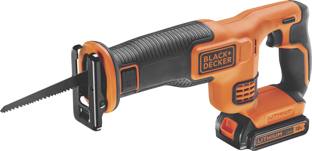 Black+decker b+d reciprozaag incl. accu lader
