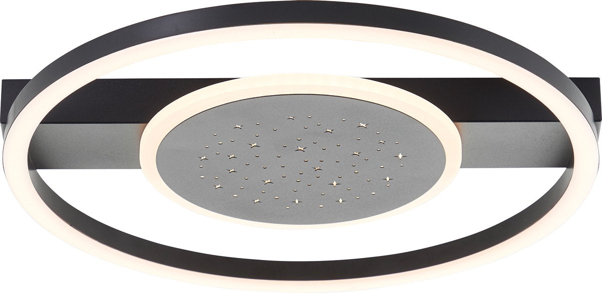 Brilliant reno - lampada da soffitto - LED 26w - 3000k - nera