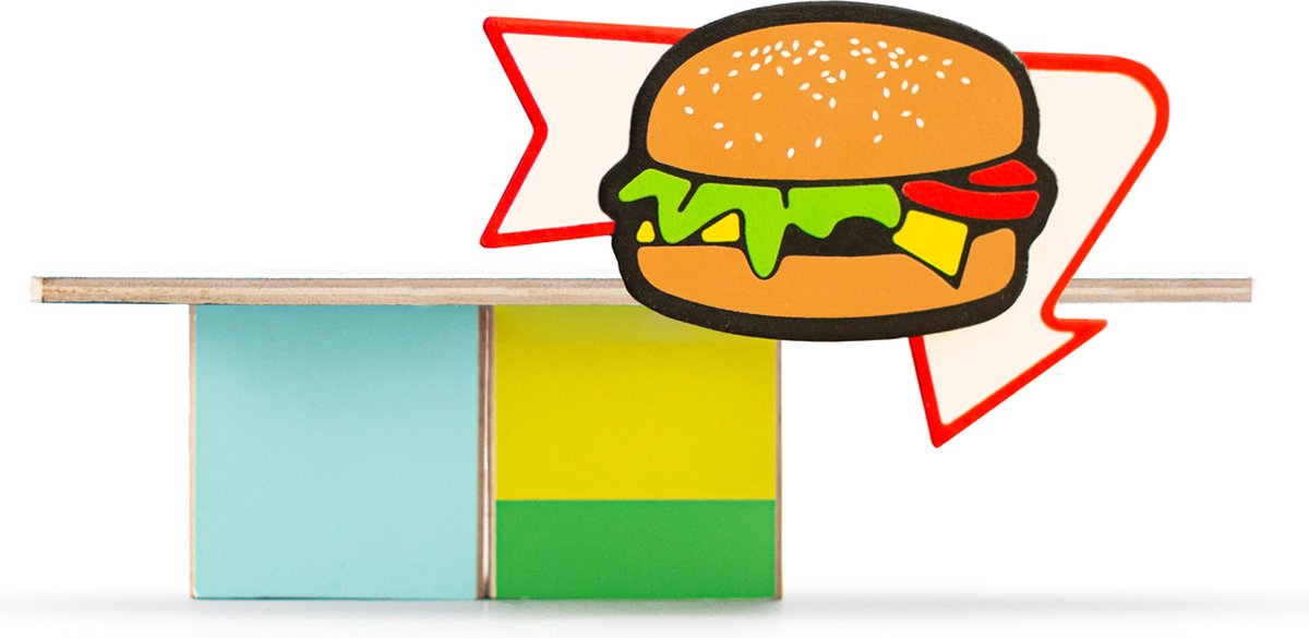 Candylab Toys Candylab macchinina in legno pressofuso - Burger Shack - CandyCar World