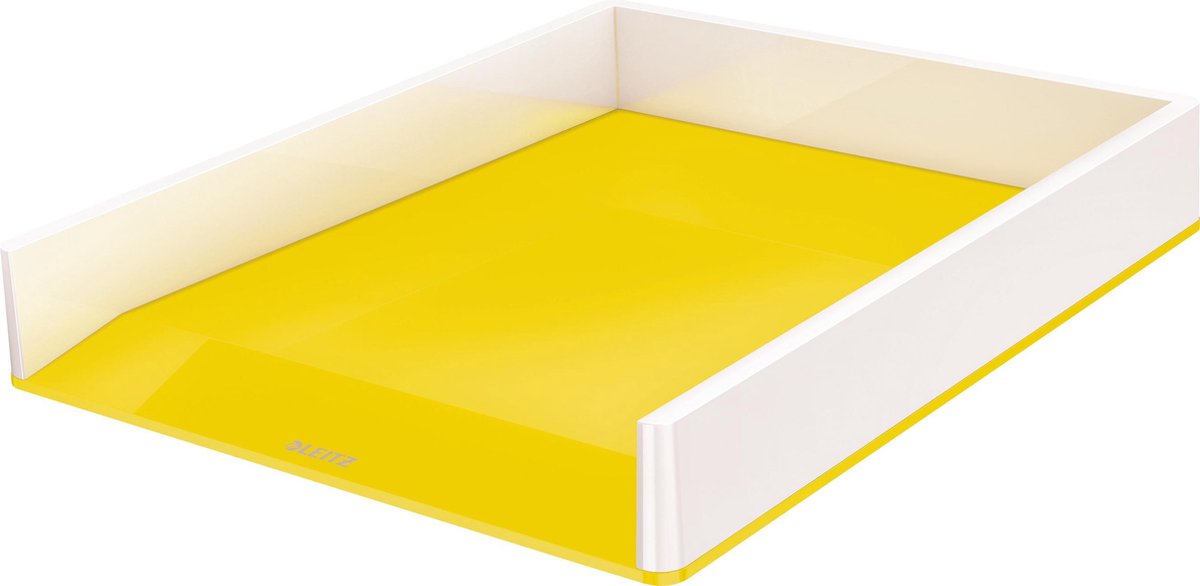 Vassoio per lettere Leitz wow bianco giallo