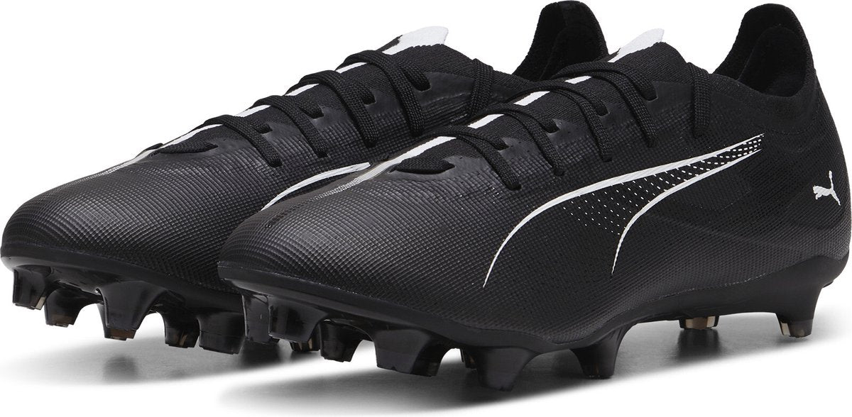 Puma ultra 5 match fg ag unisex sportschoenen - black- white