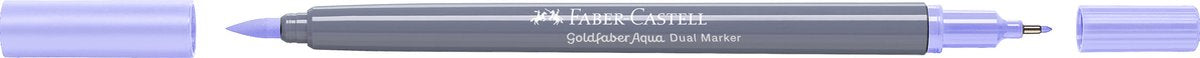 Faber-castell - duo aquarel marker - goldfaber - licht lavendel 196 - brush 0,6mm - fc-164696