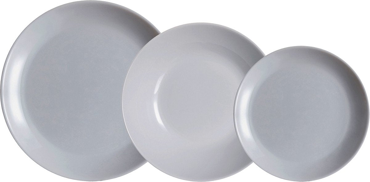 Set stoviglie Luminarc Diwali - 18 pezzi - 6 persone