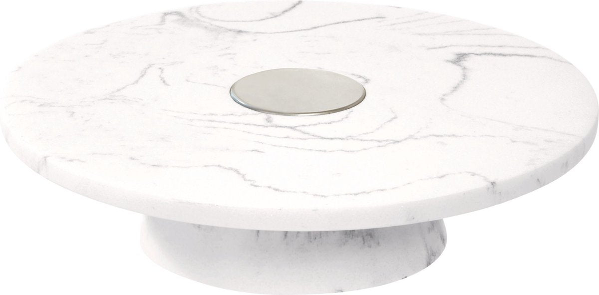Idesign - vassoio da toilette Dakota - marmo - bianco