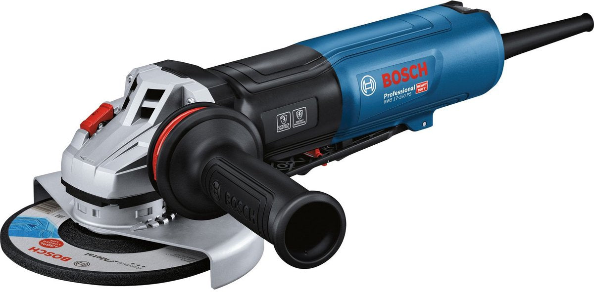 Amoladora angular bosch professional gws 17-150 ps 150mm 1700w - 06017d1600