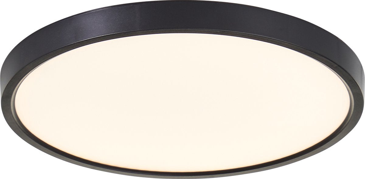 Brilliant galo - lampada da soffitto - led 20w 2600lm - 3000k - 30cm - nero