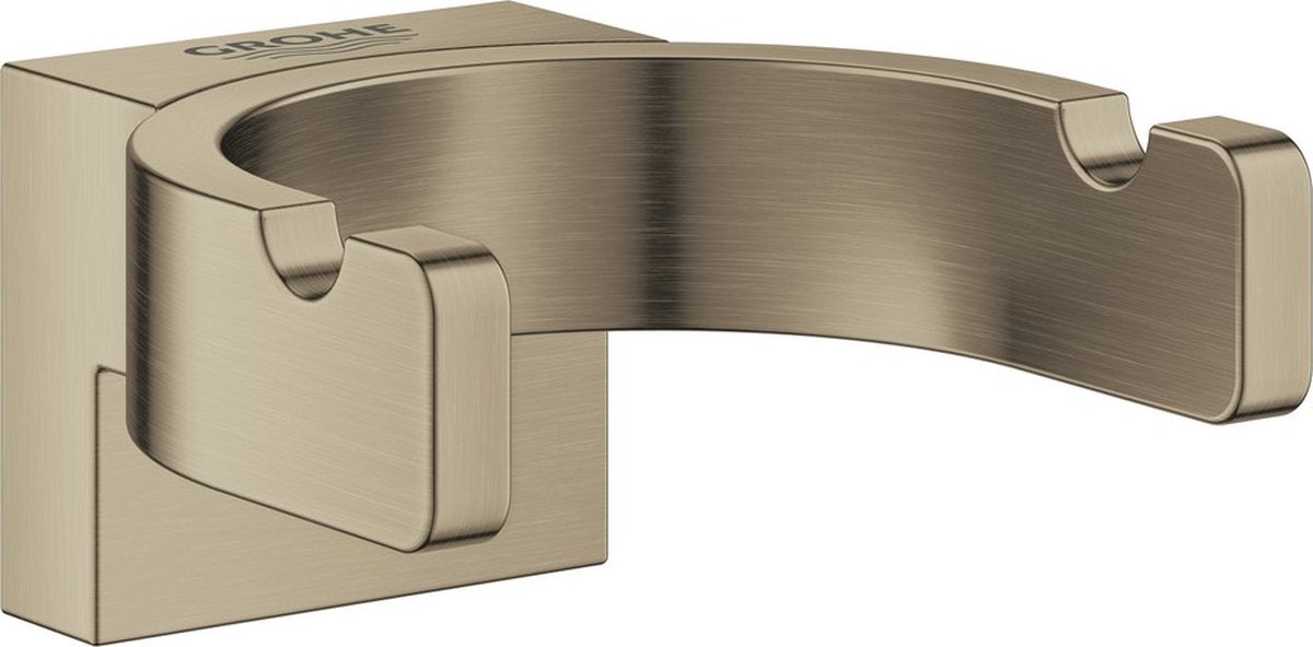 Grohe selection haak dubbel - nickel geborsteld (mat licht grijs) - 41049en0