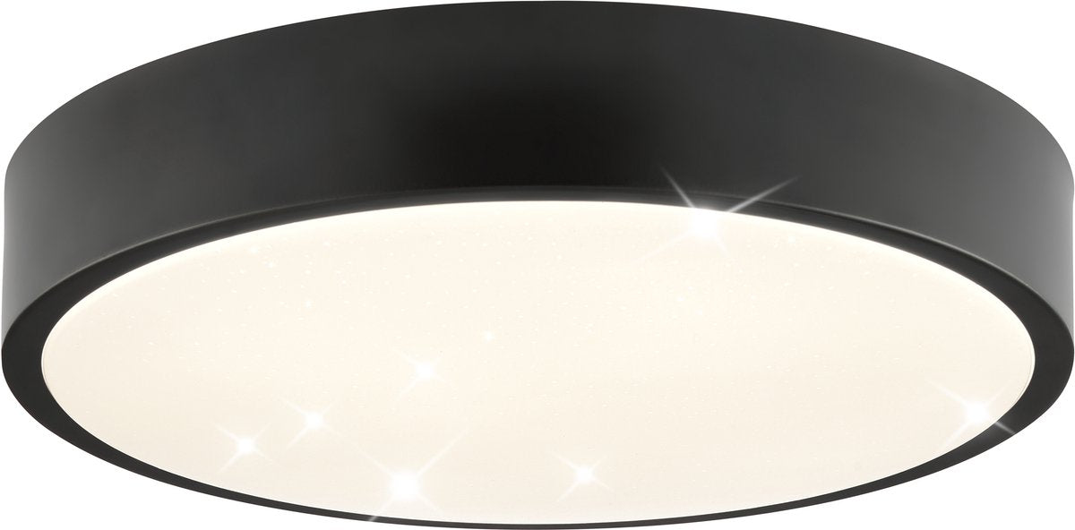 Stella brillante slimline - ø 29,3 cm - led 6w - 4000k - bianco e nero