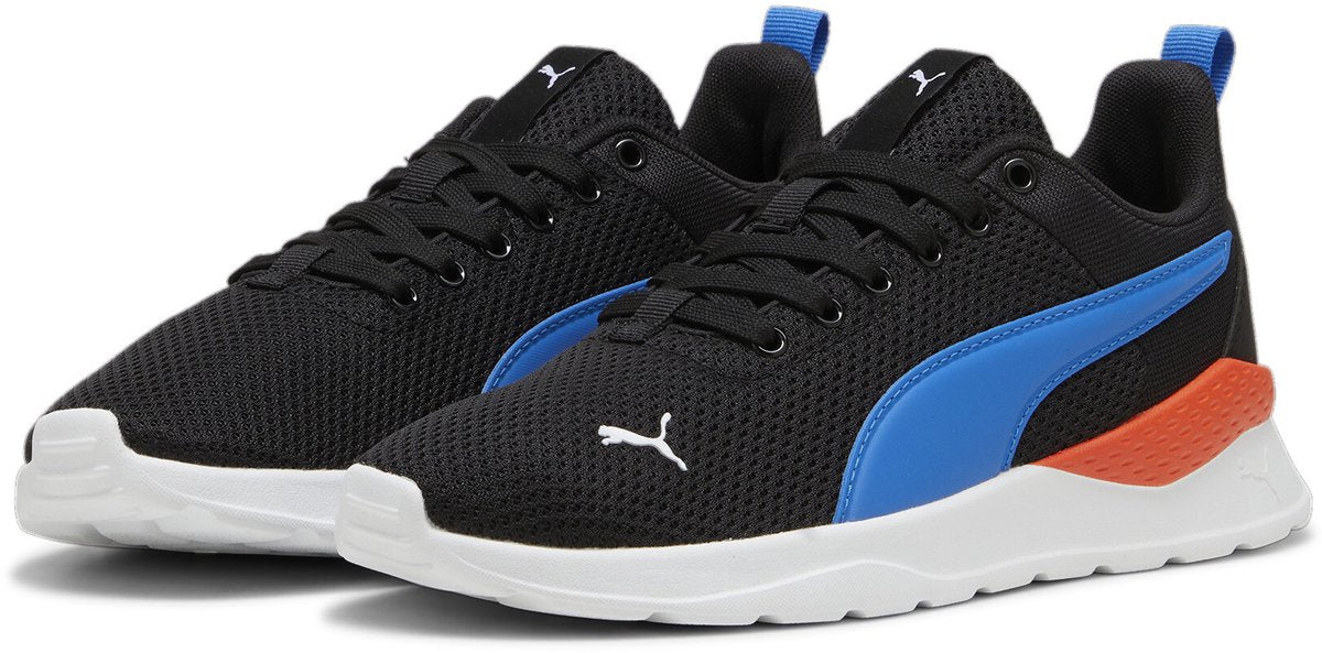 Scarpe da ginnastica unisex Puma Anzarun Lite Jr. Nero-Hyperlink Blu-Bianco-Rosso
