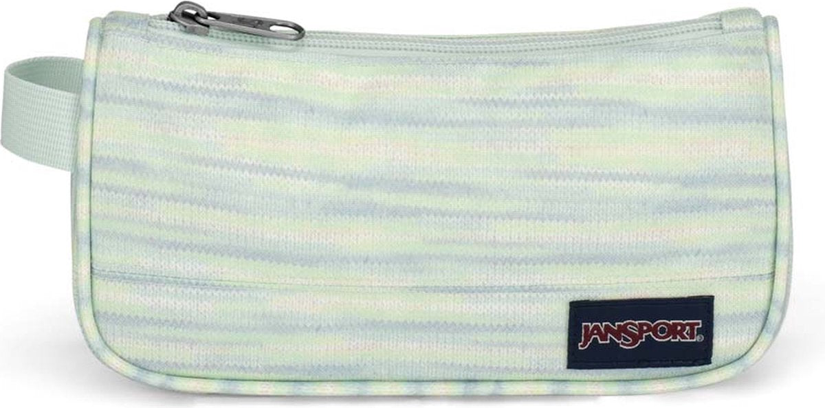 Estuche mediano para accesorios Jansport - 70s Space Dye Fresh Mint