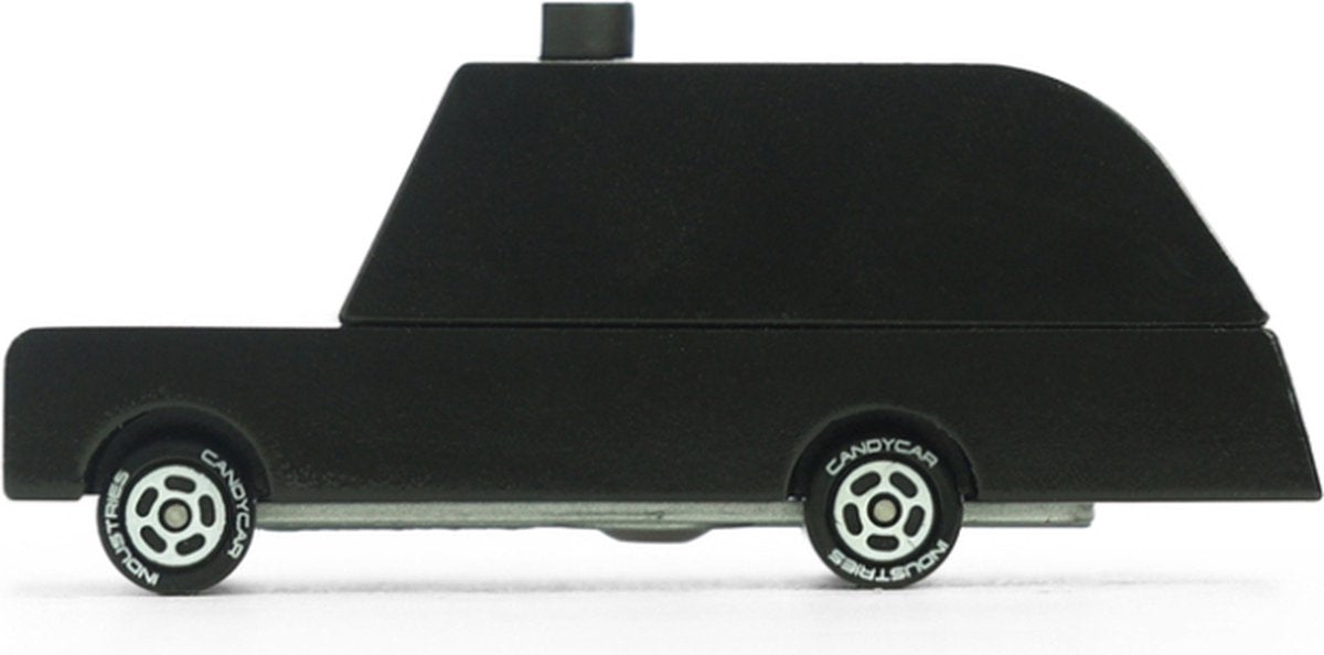 Candylab giocattoli candycar world: taxi londra (l803) 8,9x3,8x3,8 cm, pressofuso in legno, in confezione regalo, 3+