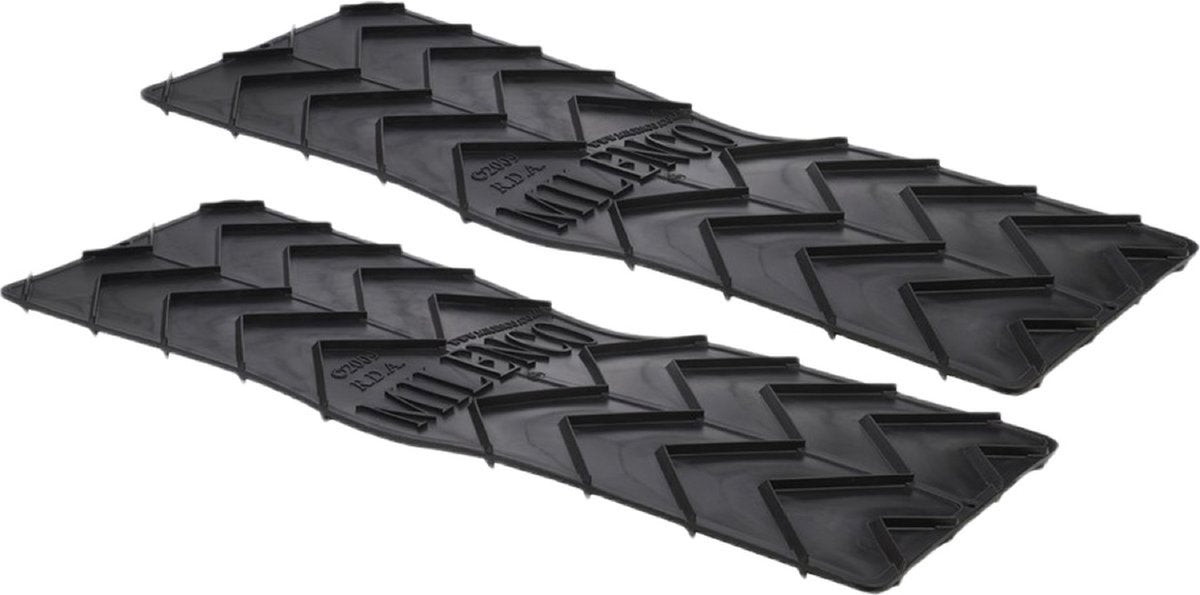 Tappetino grip Milenco - 2 pezzi - nero