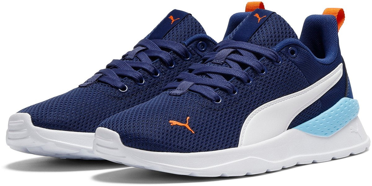Puma anzarun lite jr zapatillas unisex - joya azul - blanco-bermellón