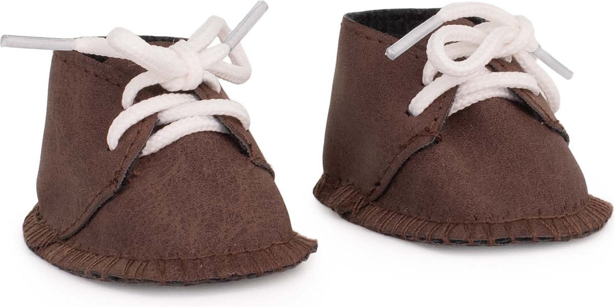 Muñecas Miniland ml: zapatos para niño niña 32m, marrón, 3+