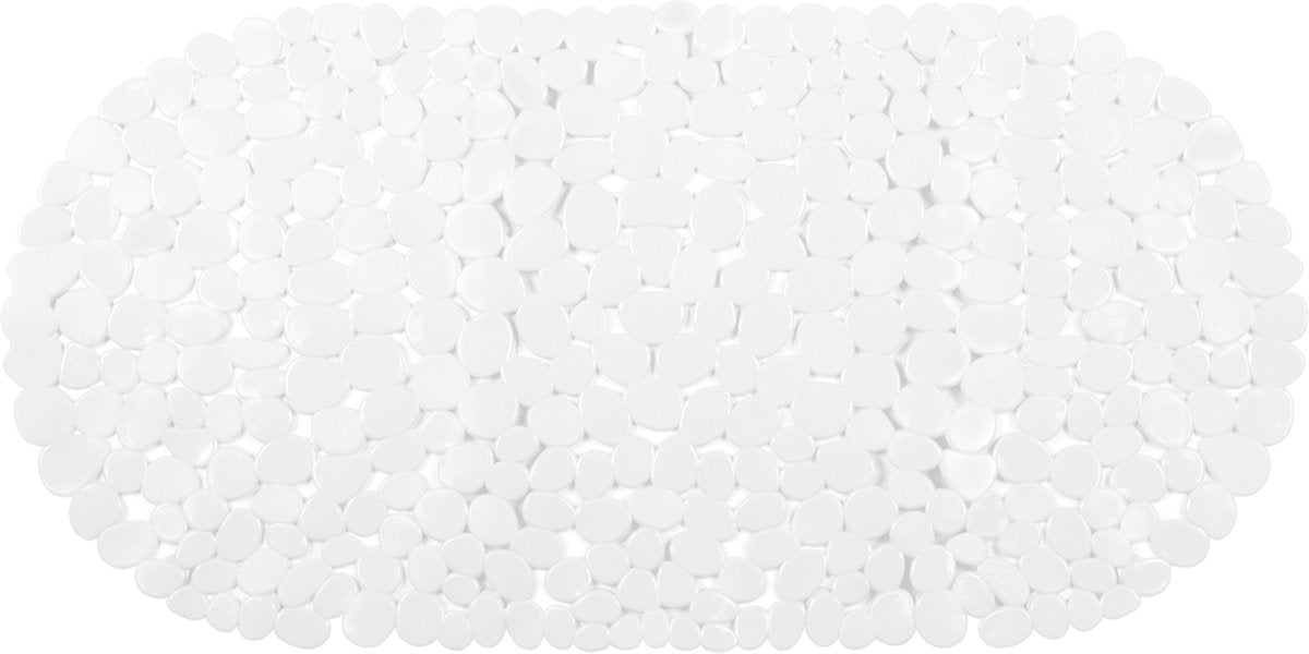 Tappetino da bagno antiscivolo Differnz lapis 70x35 cm bianco