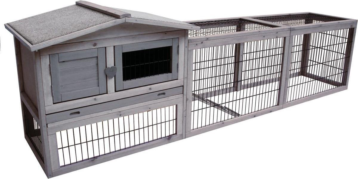 Flamingo Flamingo Rabbit Hutch Cottage 230x53x70 cm 201903
