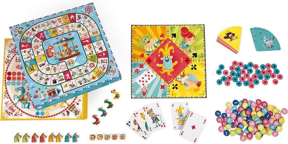 Janod - juego - caja de juego carrusel