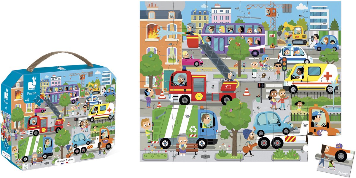 Janod - puzzle - la città
