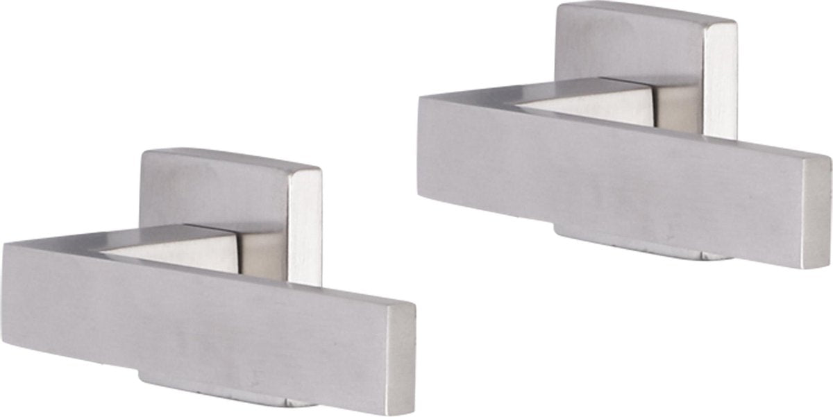 Impresso deurkruk - luton - voor binnen - vierkant - rvs - 2 stuks