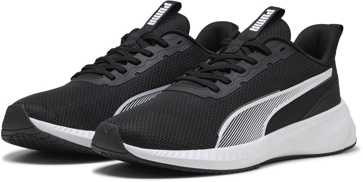 Puma flyer lite 3 unisex sportschoenen - black- white