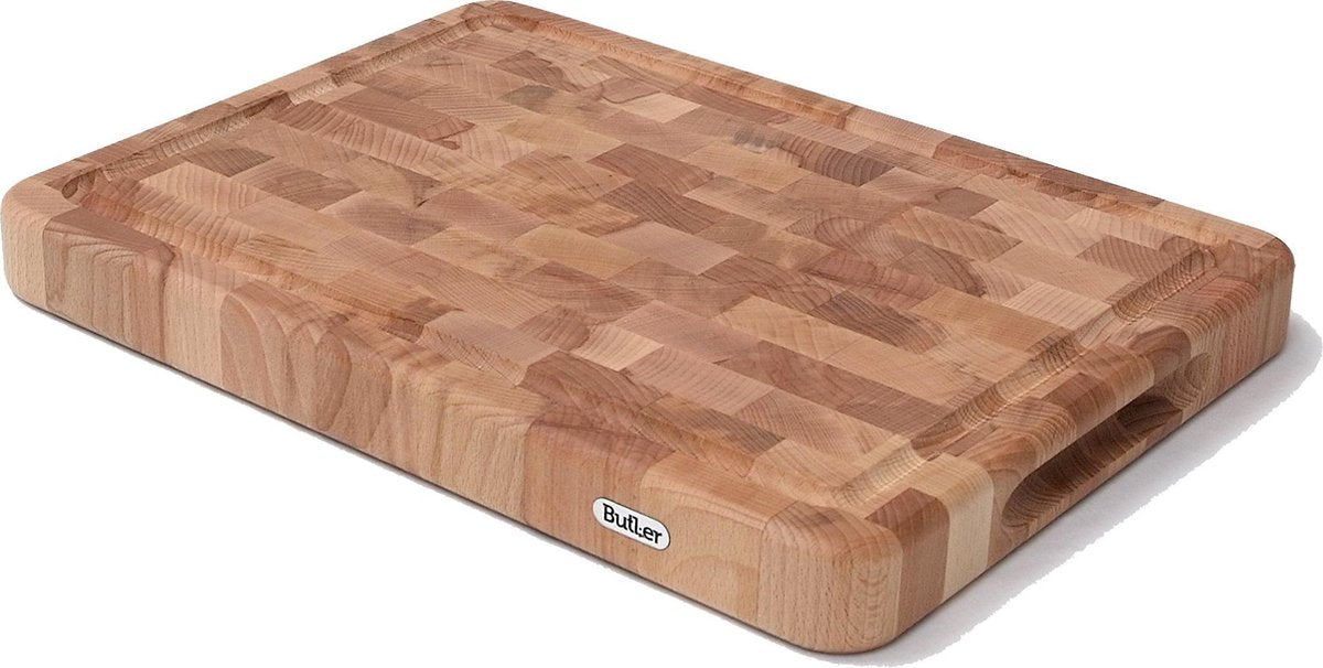 Butler betulla - tagliere con scanalatura - 40 x 30 cm