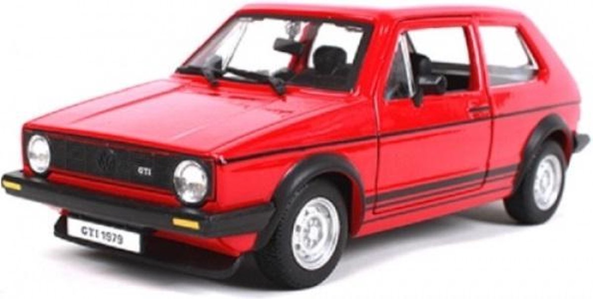 Coche Bburago vw golf 1 gti 1:24