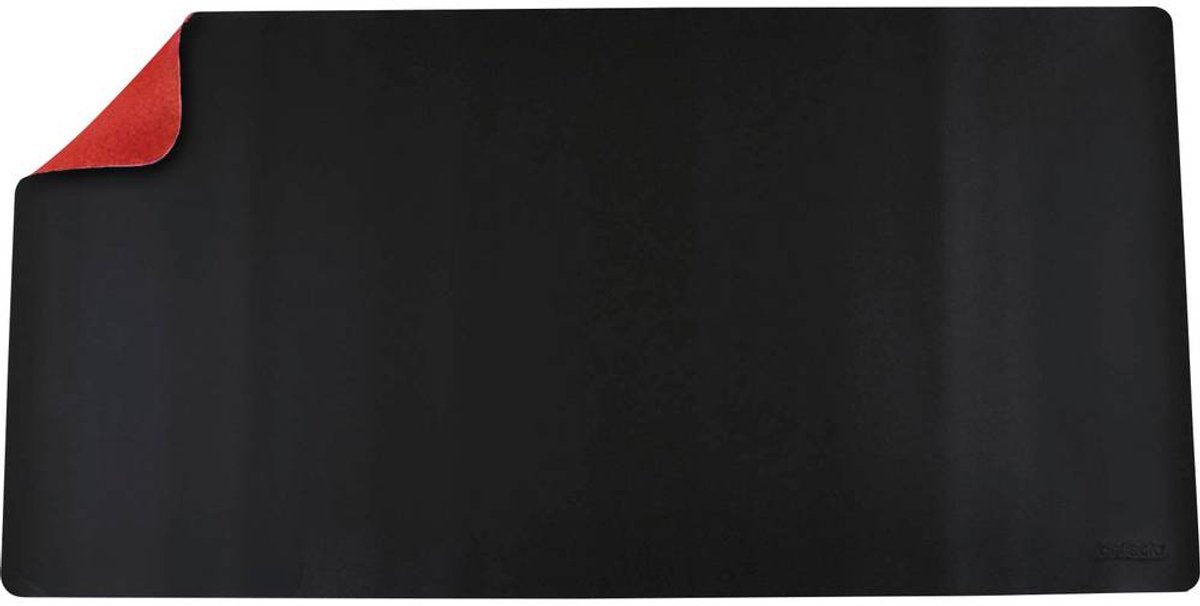 Deflecto dm12060br sottomano da scrivania nero, rosso (l x a) 1,2 m x 0,6 m