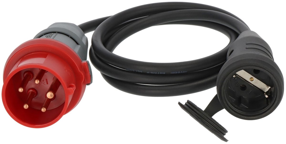 Brennenstuhl adapterkabel adapterkabel adapterkabel cee-stekker 400 v zwart