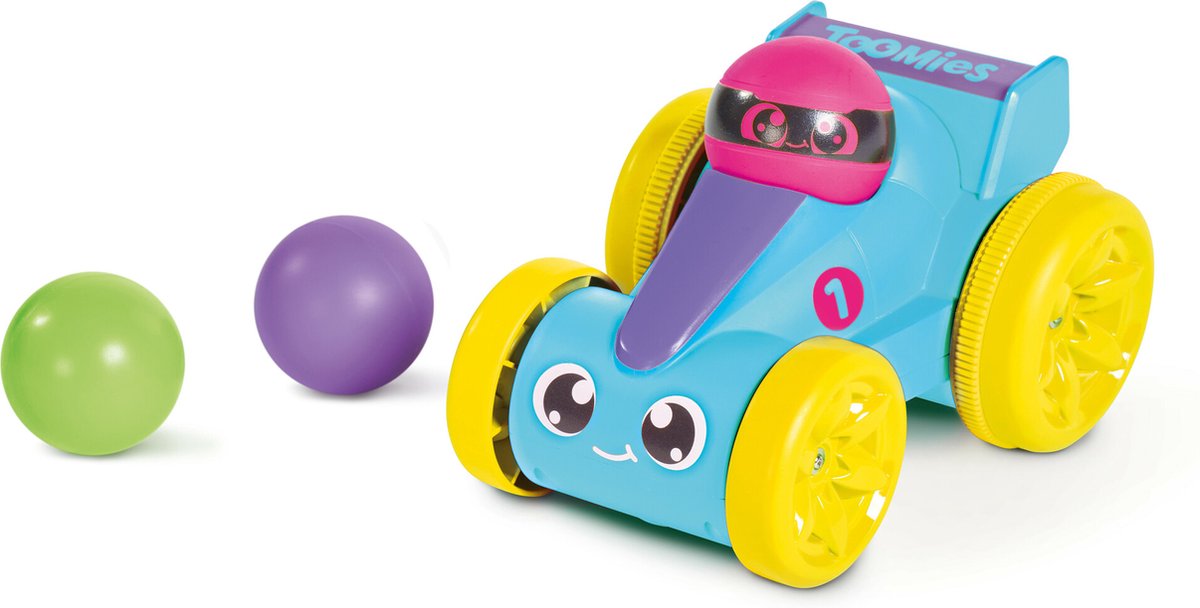 Tomy Pop Go Racing Car Blue - giocattoli per bambini - gioca e impara