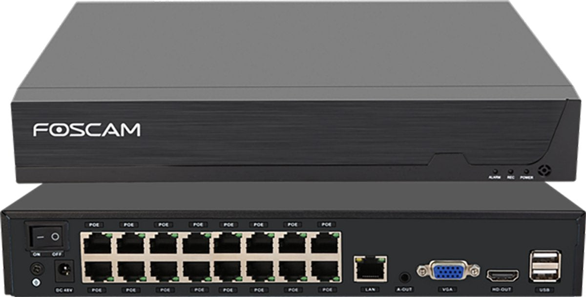 Foscam fna216he, 16 canali 4K 8MP Poe NVR