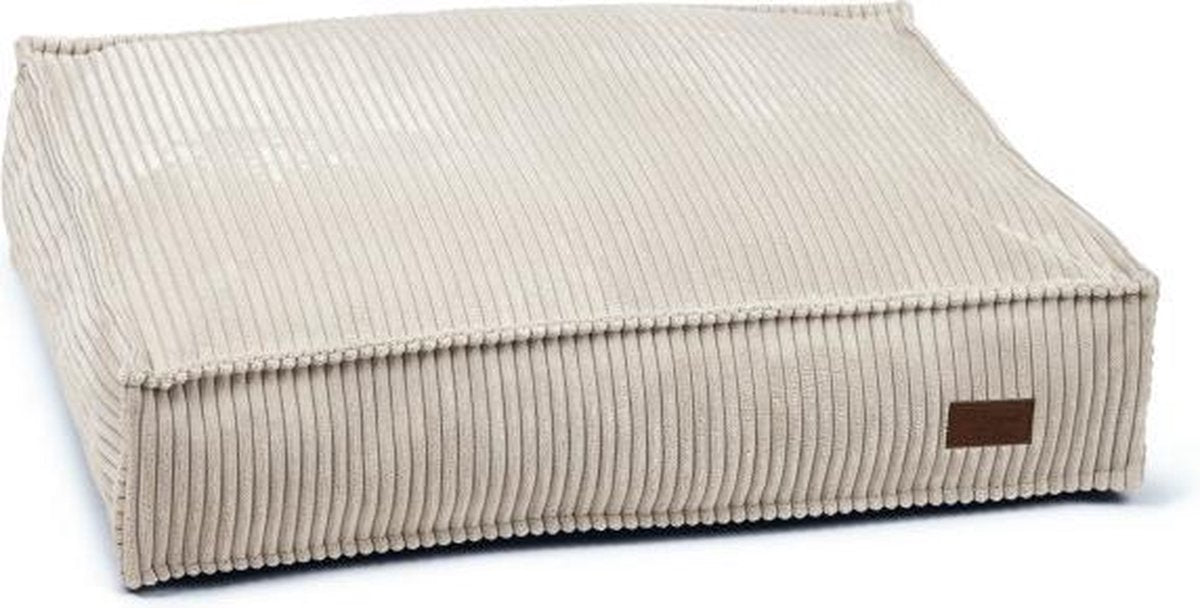 Designed by lotte Ribbed - cuscino per cani - grigio chiaro - 70x55x15 cm