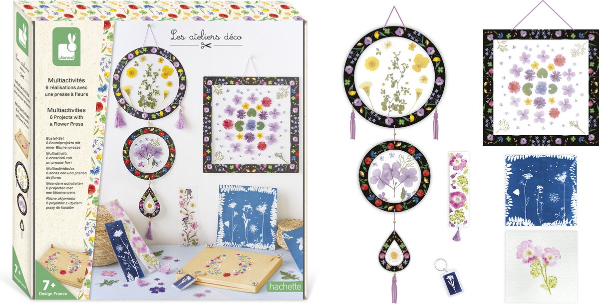 Janod - les ateliers deco - set de manualidades de 6 actividades