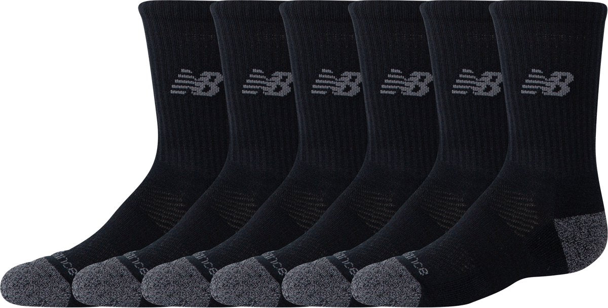 New balance active crew socks 3 pack unisex sportsokken - white