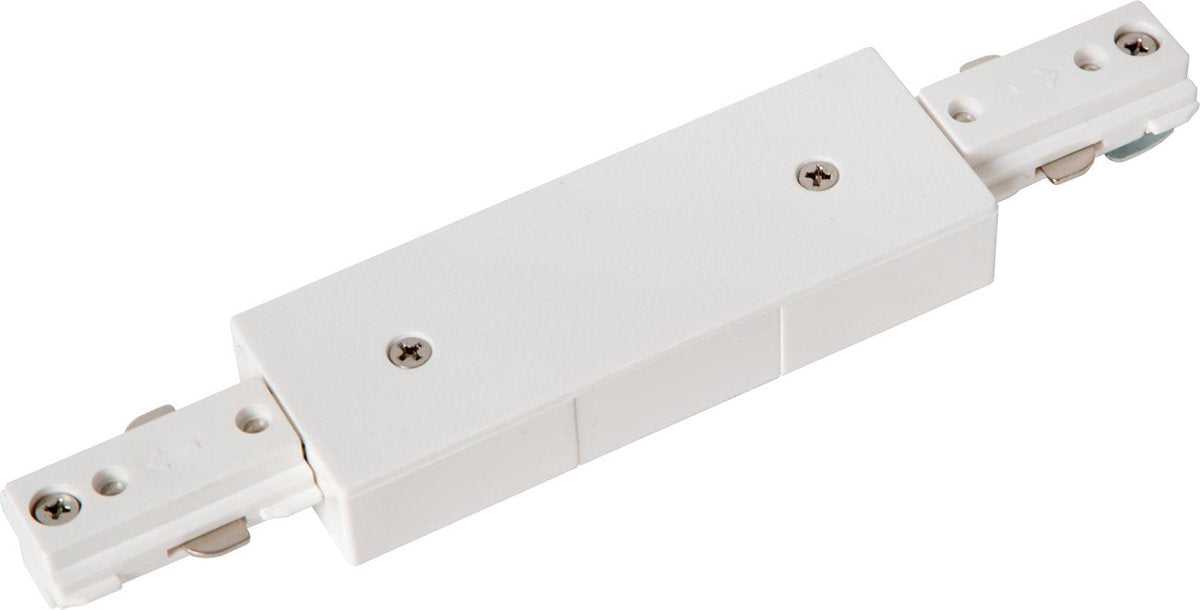 Lucide track startvoeding - 1-fase railsysteem railverlichting - dubbel - wit (uitbreiding)