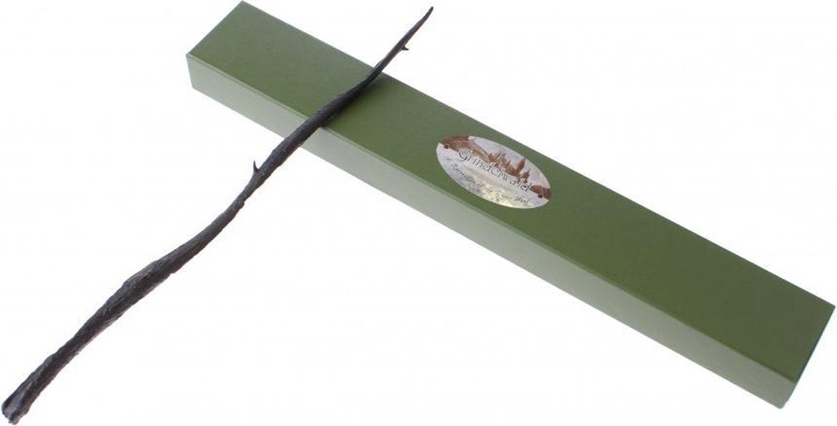 Bacchetta magica di Harry Potter di Gellert Grindelwald oggetti decorativi grigio-marrone