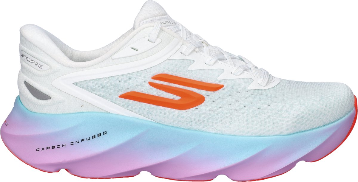 Skechers skx aero burst - si dames sportschoenen - wit multi