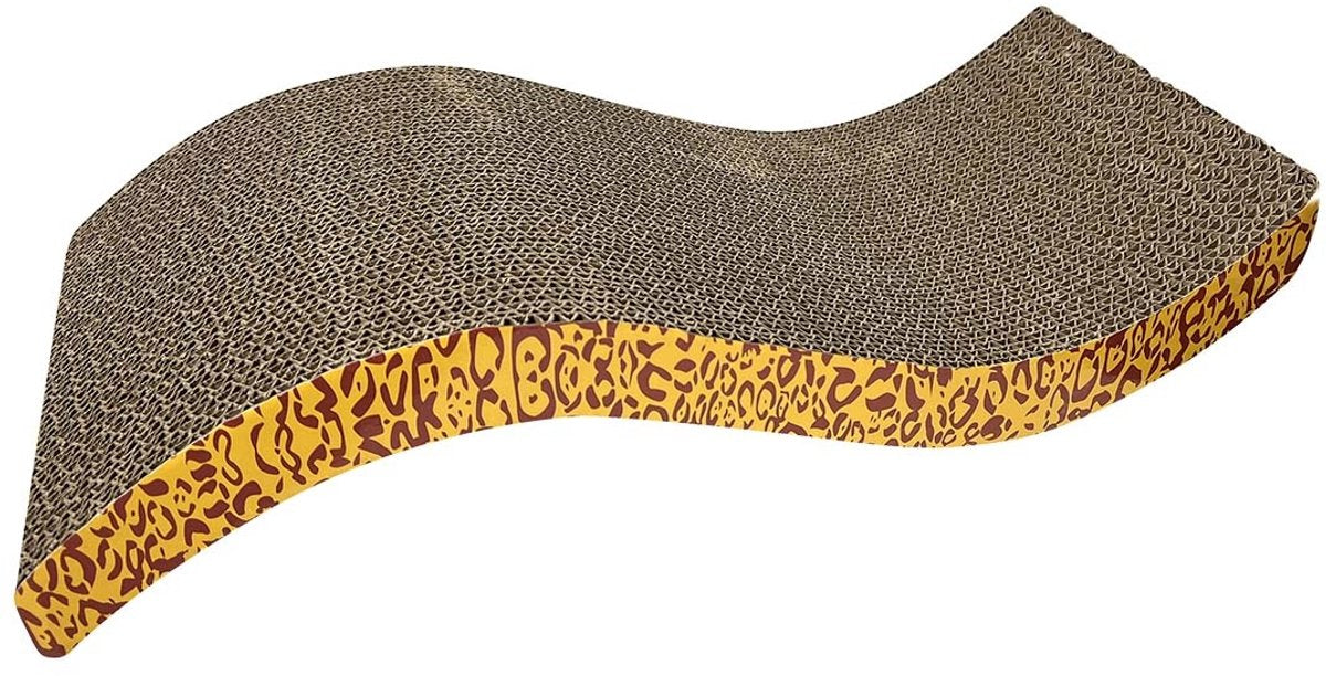 Divano Catit Hagen Panther Wave Scratch Lounge con erba gatta - 56 cm