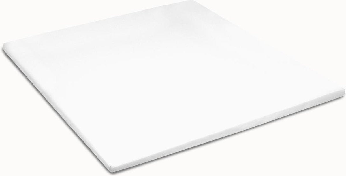Sábana bajera ajustable Cenicienta - algodón - jersey - 80 90x200 210 cm - hasta 12 cm de altura - blanco