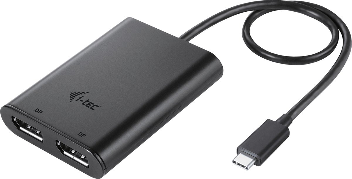 I-tec adapter wideo usb-c dual 4k 60hz (pojedynczy 8k 30hz) dp